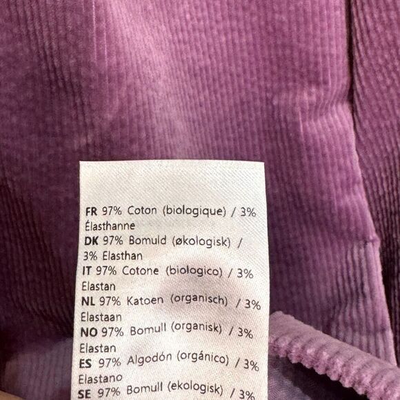 SAMSOE SAMSOE Mini Dress Size Small Purple Jasper Corduroy - Picture 8 of 11